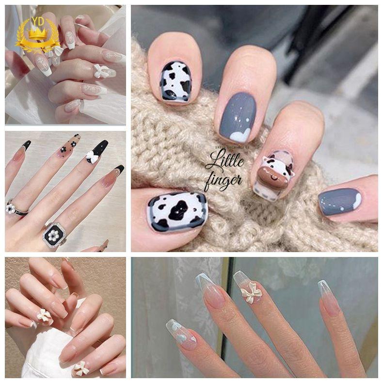 Miếng Dán Trang Trí Móng Tay Màu Gradient Thời Trang