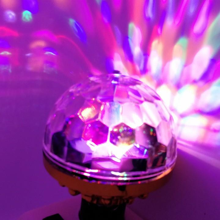 ĐÈN LED VŨ TRƯỜNG SÂN KHẤU MINI XOAY TẶNG KÈM ĐUI E27