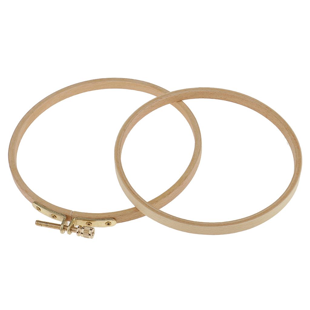 Wooden Embroidery Hoop with Screw for Tapestry Cross-stitch