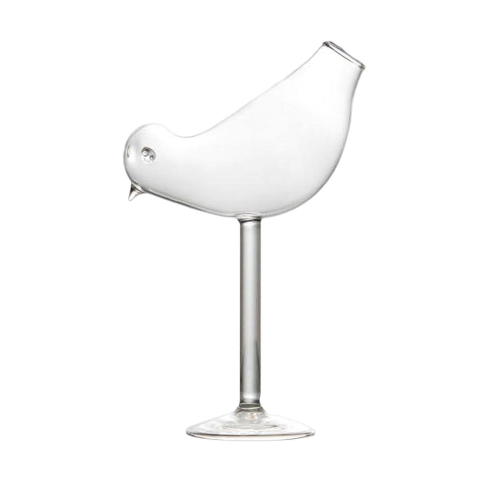 Bird Shaped Cocktail Glass juice Beverage Cups 150ml for Wedding Party