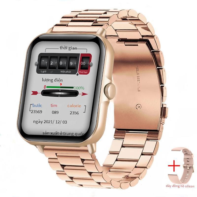Đồng hồ thông minh cuộc gọi Bluetooth L21 theo phong cách mới nhất, màn hình màu 1.69 trợ lý bằng giọng nói, đồng hồ đo nhịp tim huyết áp