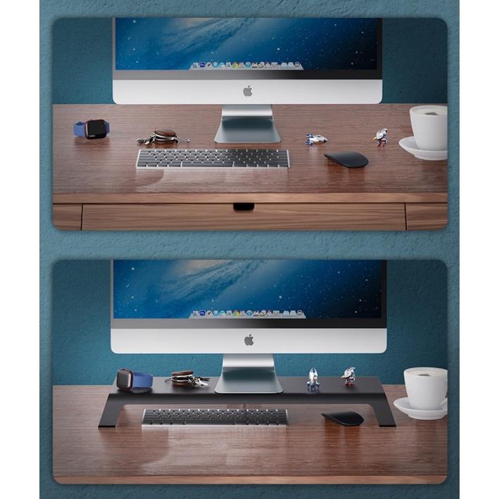 Kệ Kê Màn Hình Máy Tính, chất liệu Nhôm Nguyên Khối Cao Cấp