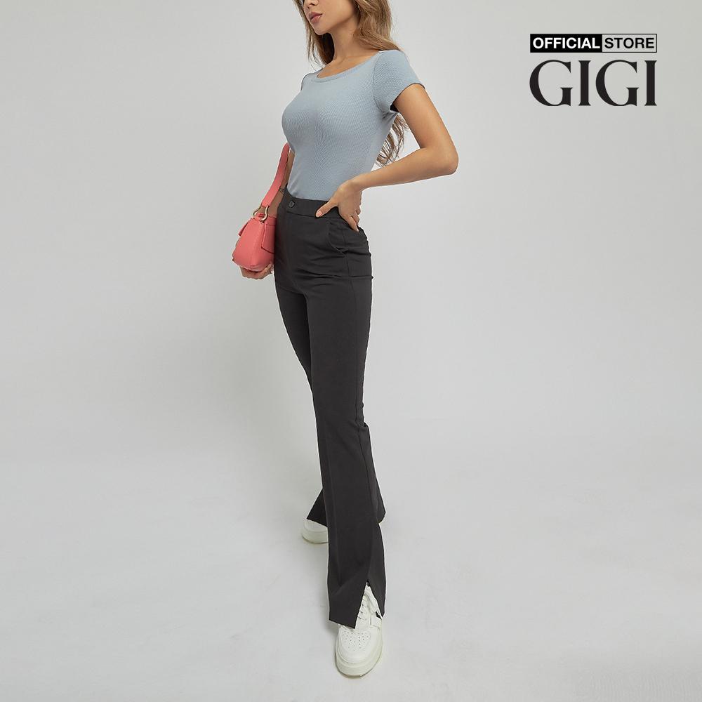 GIGI - Áo thun nữ ngắn tay phom ôm nữ tính G1203P211270