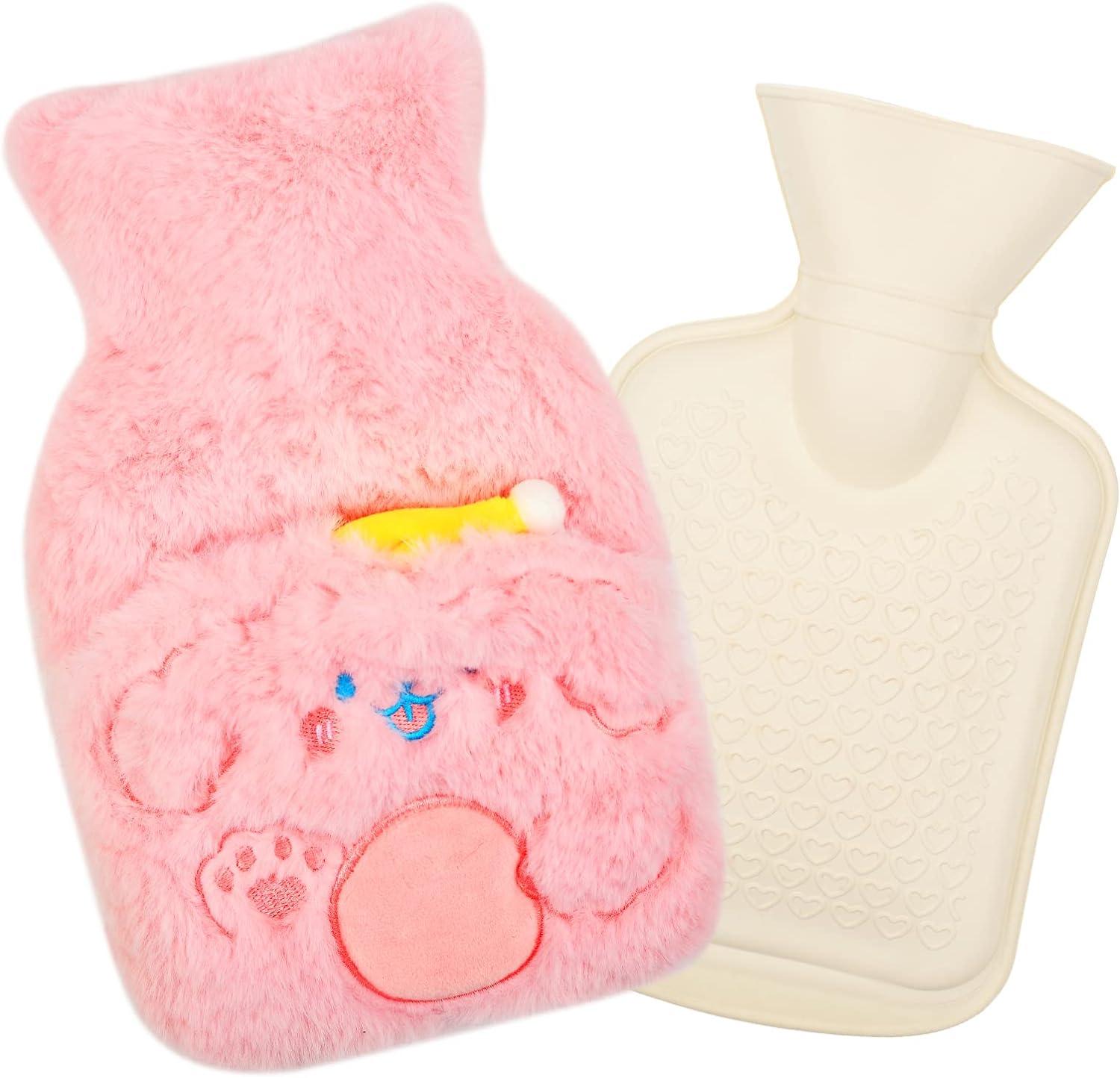 Nước nóng Chai nước nóng, Nước nóng Chai nước nóng, chai nước nóng với chăn đồ chơi siêu mềm, giảm đau, đệm tay