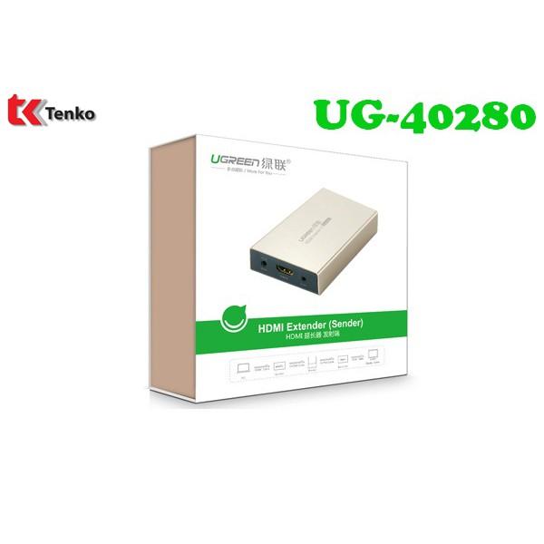 Bộ chuyển HDMI sang RJ45 Lan Cat5e/Cat6 Ugreen UG-40280 - Hàng chính hãng