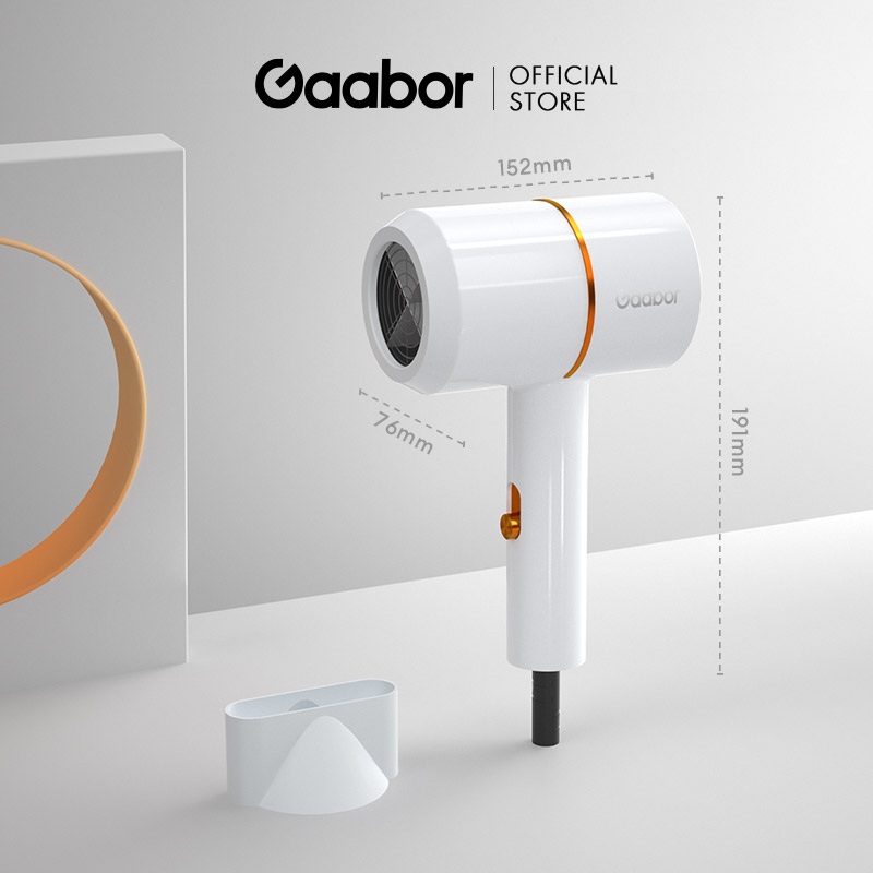 Máy sấy tóc 2 chiều GAABOR GHD-N700A ánh sáng xanh 3 mức gió cao cấp - Hàng chính hãng