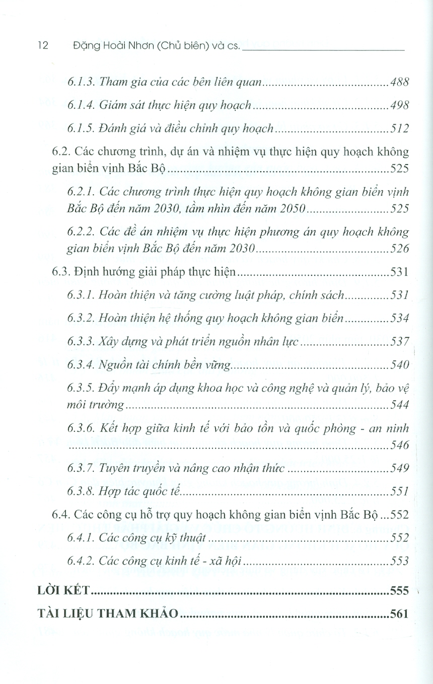 Định Hướng Quy Hoạch Không Gian Biển Vịnh Bắc Bộ (Bộ Sách Chuyên Khảo Biển Và Công Nghệ Biển) (Bìa Cứng)
