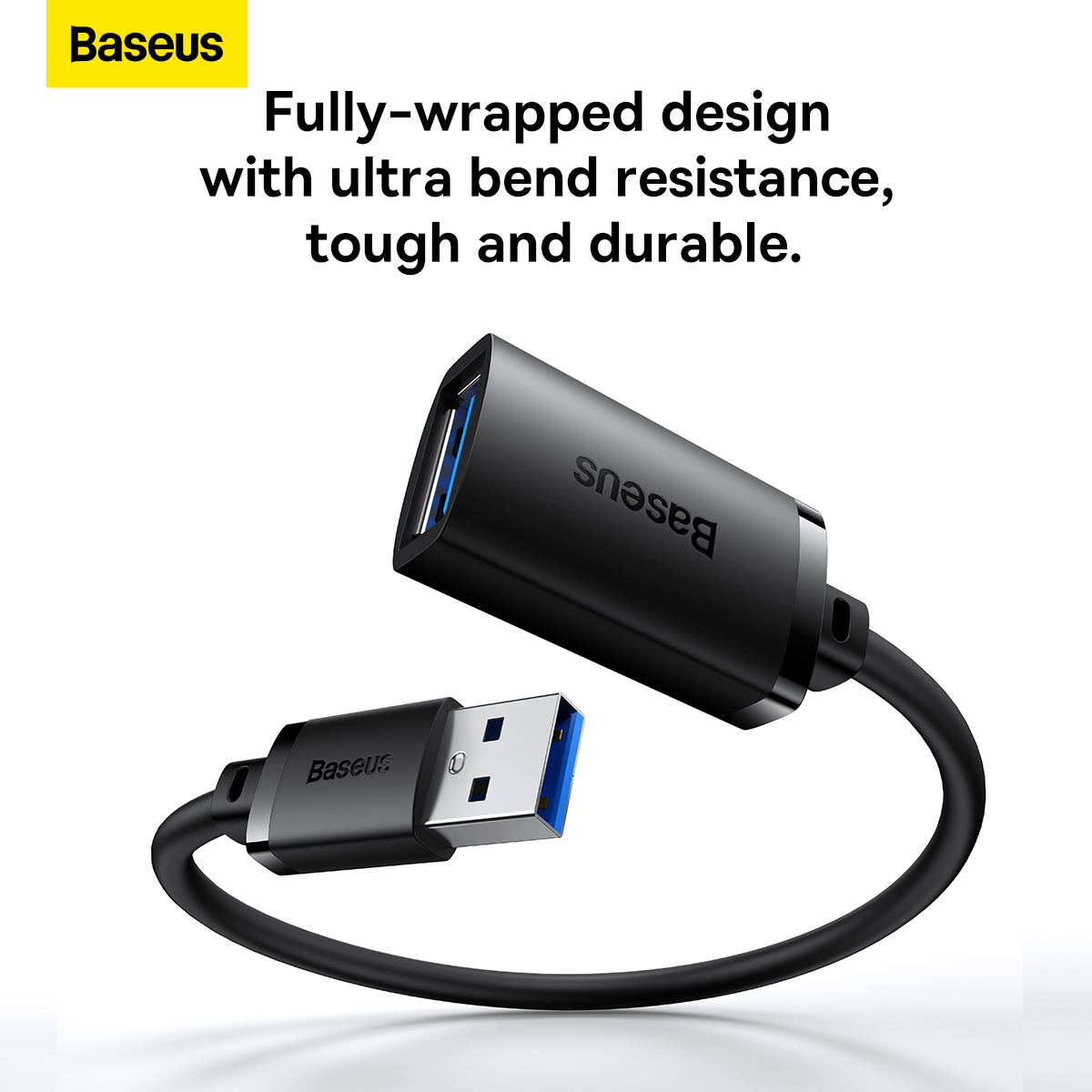 Cáp Nối Dài USB Tiện Lợi Baseus AirJoy Series USB3.0 Extension Cable (Hàng chính hãng)