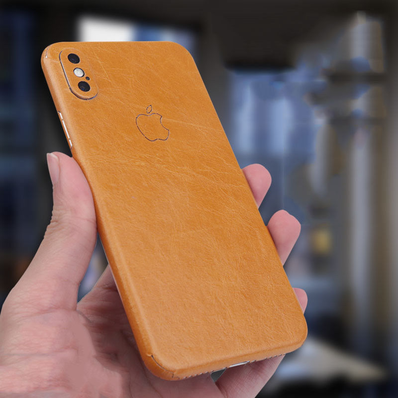 Miếng dán da mặt lưng cho iPhone X / iPhone Xs sang trọng bảo vệ 360 độ chống trầy xước - Hàng nhập khẩu