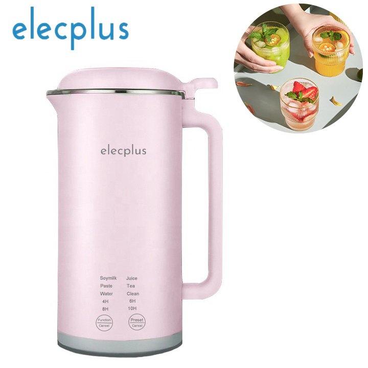 Máy làm sữa hạt mini thương hiệu Elecplus EP-S500A, công suất 500W, dung tích lên đến 600ml, 6 chức năng nấu vượt trội- Hàng chính hãng