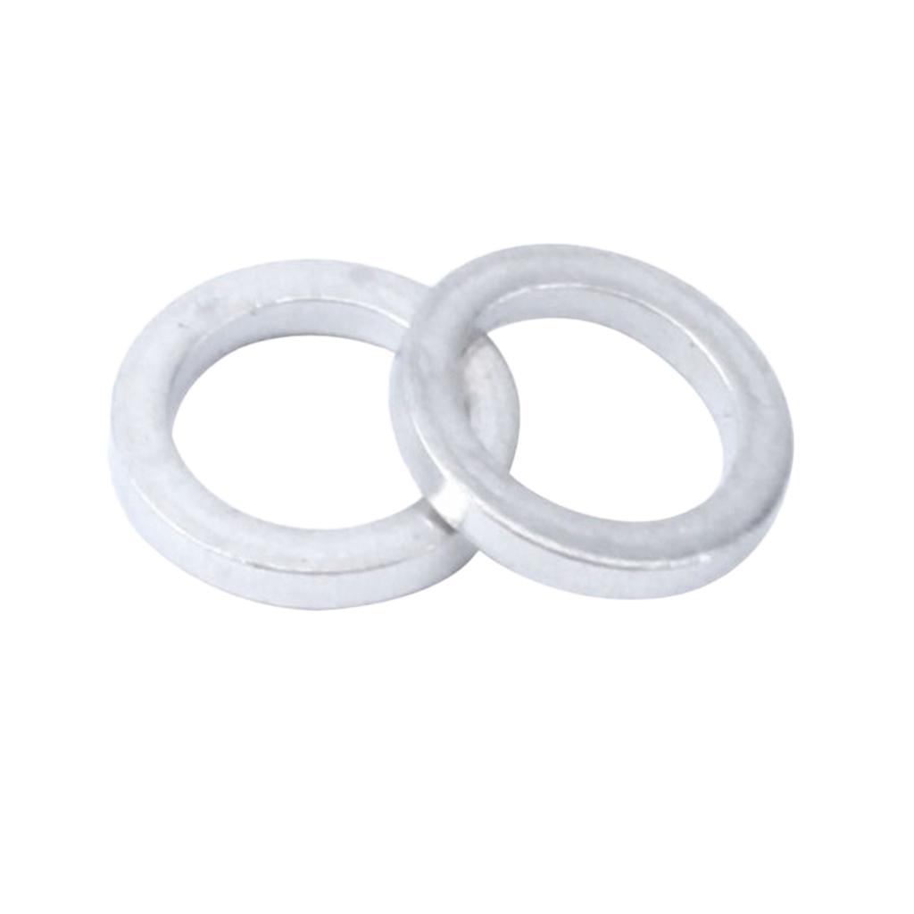 10Pcs Bicycle Headset Spacers,MTB Road Mountain Bike Stem Spacers Aluminum Alloy Bike Bicycle Handlebar Spacers Front Stem Fork Washer