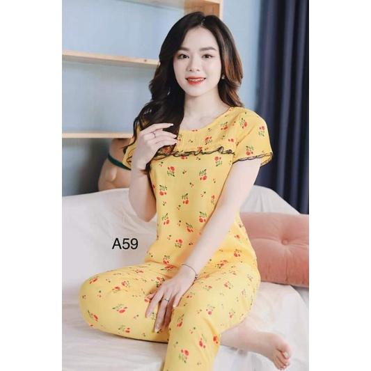Quần áo mặc nhà lụa hàn mềm nhẹ mát cao cấp