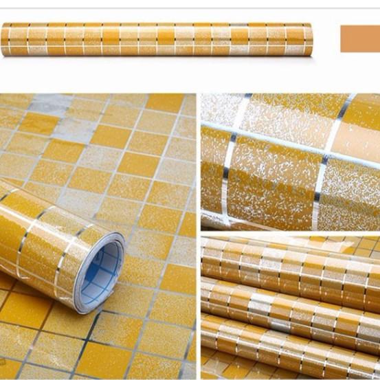 3M Giấy Dán Bếp Tráng Nhôm màu vàng Không Cần Keo - khổ 0.45m