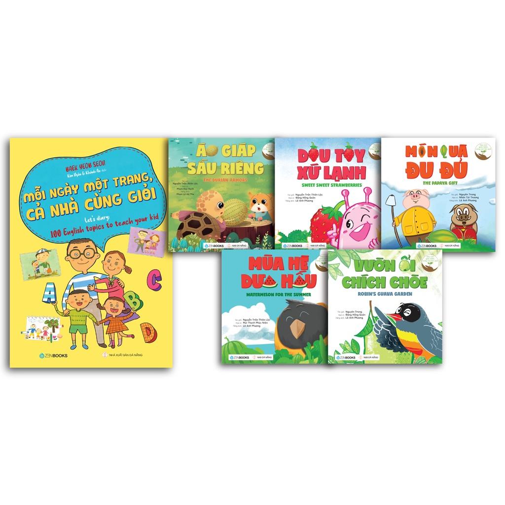 Sách - Combo 2 Tựa Mỗi Ngày Một Trang Cả Nhà Cùng Giỏi Và Bộ Sách Gieo Mầm