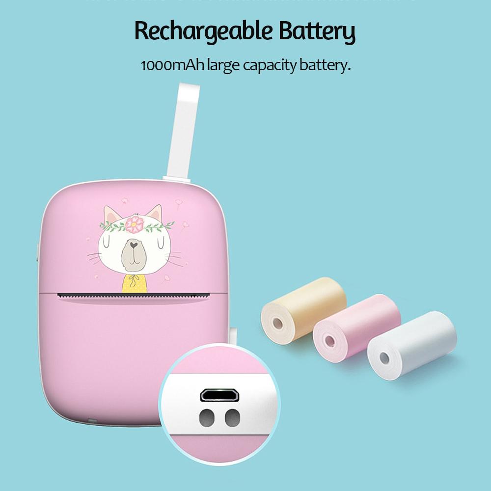 Máy in nhiệt mini bỏ túi di động