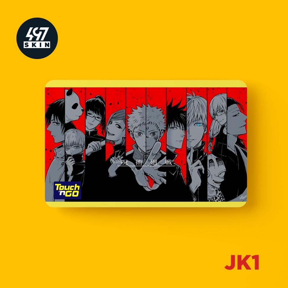 Skin Card Jujutsu Kaisen (Series 1) - Miếng Dán ATM, Thẻ Xe, Thẻ Từ, Thẻ Chung Cư - Chất Liệu Chống Xước - Chống Nước - JK6