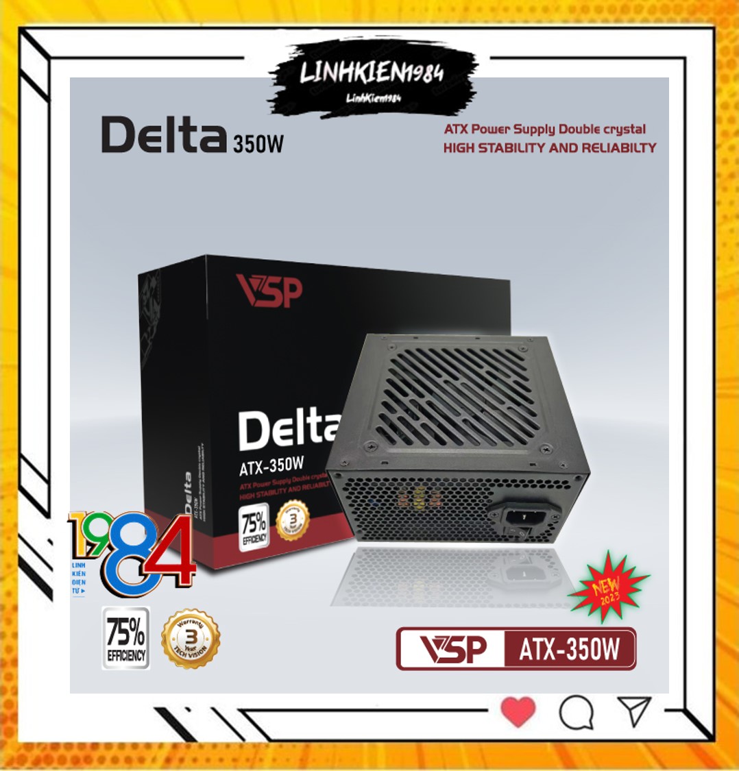 Nguồn máy tính Delta ATX 350W