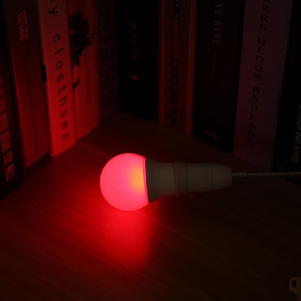 5W E27 Colors Changing RGB LED Light Bulb with IR Remote Control Home Party Decor #1