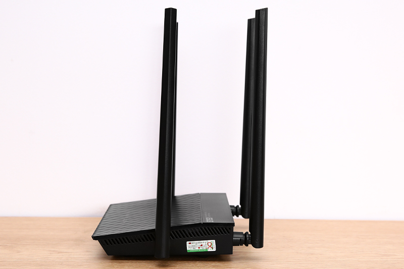 Bộ Phát Sóng Wifi Router Chuẩn AC1500UHP Băng Tần Kép Asus AC1500 Đen - Hàng chính hãng