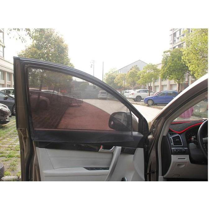 Khuyến mãi - Tấm che nắng cửa sổ ô tô từ tính UV 100 bộ 2 cửa trước và 2 cửa sau