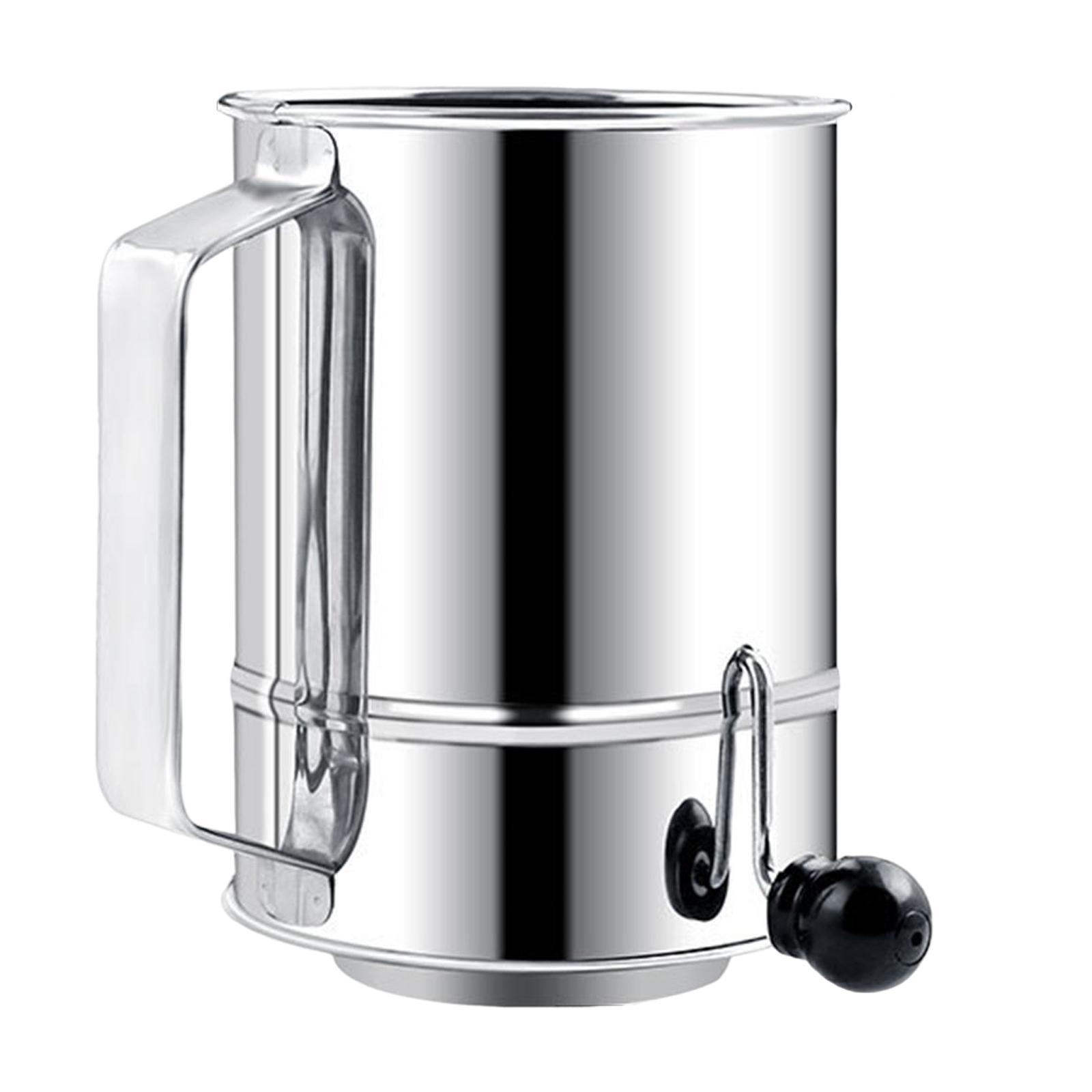 Handheld Baking Sieve Cup Kitchen Gadgets Baking Sugar Sifter for Baking Supplies