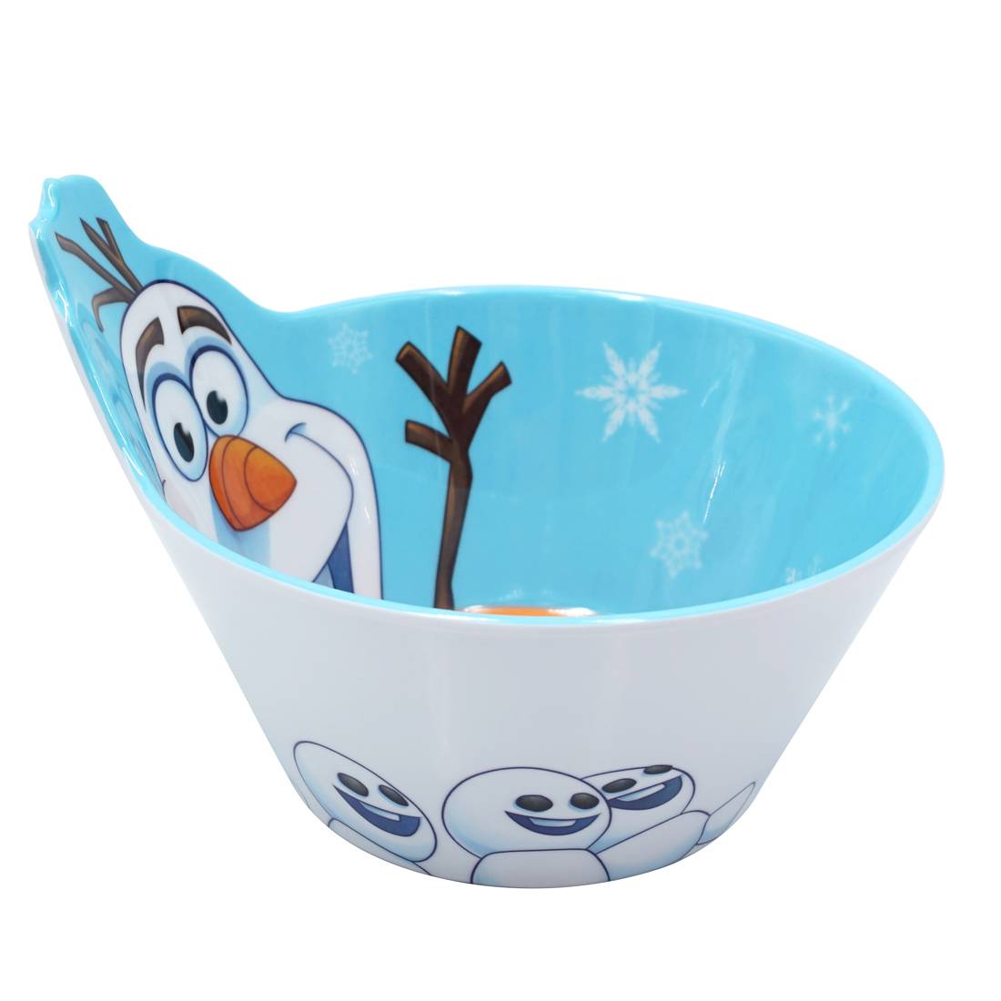 Chén tô ăn dặm melamine Disney hình người tuyết Olaf Frozen 3D cho bé gái