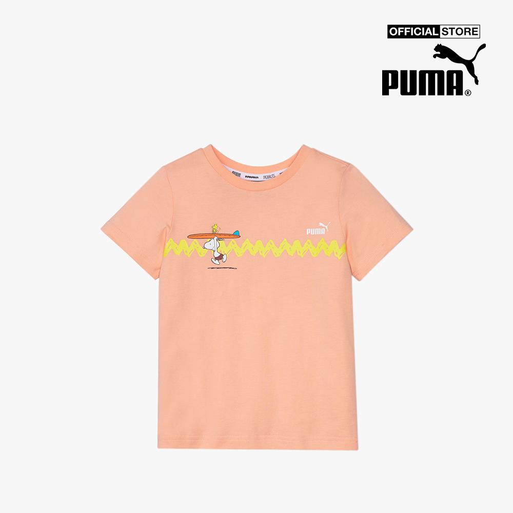 PUMA - Áo thun trẻ em PUMA X PEANUTS Graphic Tee B-599463