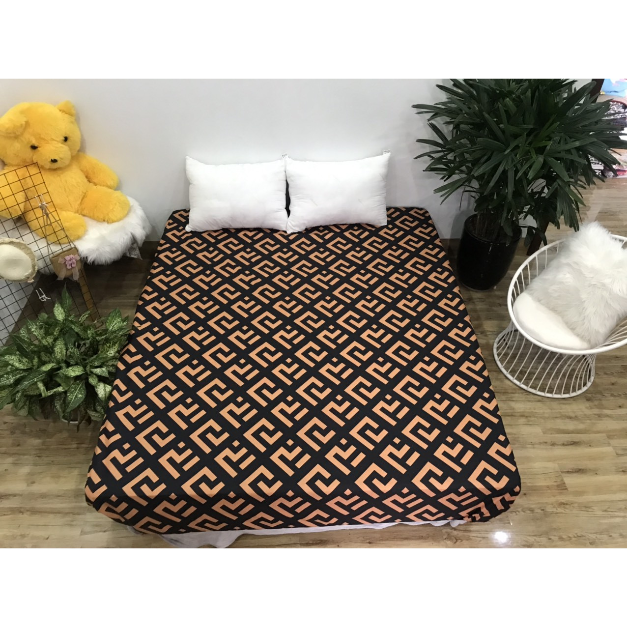 Ga Chống Thấm Cottong Hàn Quốc Mẫu CTT10 Chỉ gồm ga chống thấm - 1M2X2M