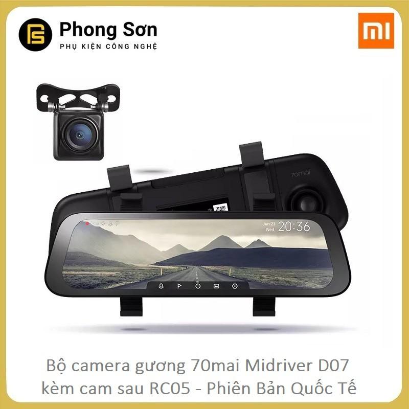 Camera hành trình gương - 70Mai rearview Dash cam Midriver D07