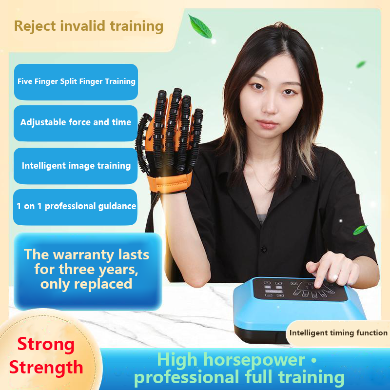 Phục hồi chức năng robot găng tay thiết bị tay huấn luyện ngón tay massage găng tay đột quỵ hemiplegia chức năng tay Color: B-Left hand - L