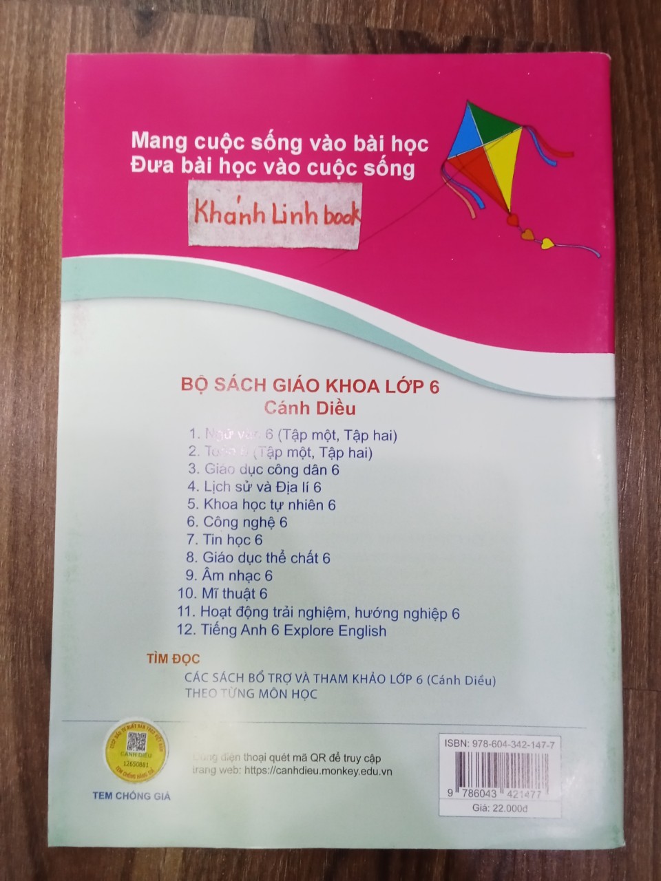 Sách - vở bài tập công nghệ 6
