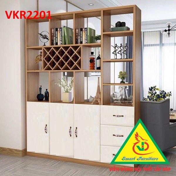 TỦ KỆ TRANG TRÍ KIÊM VÁCH NGĂN VKR2201 - Nội thất lắp ráp Viendong Adv