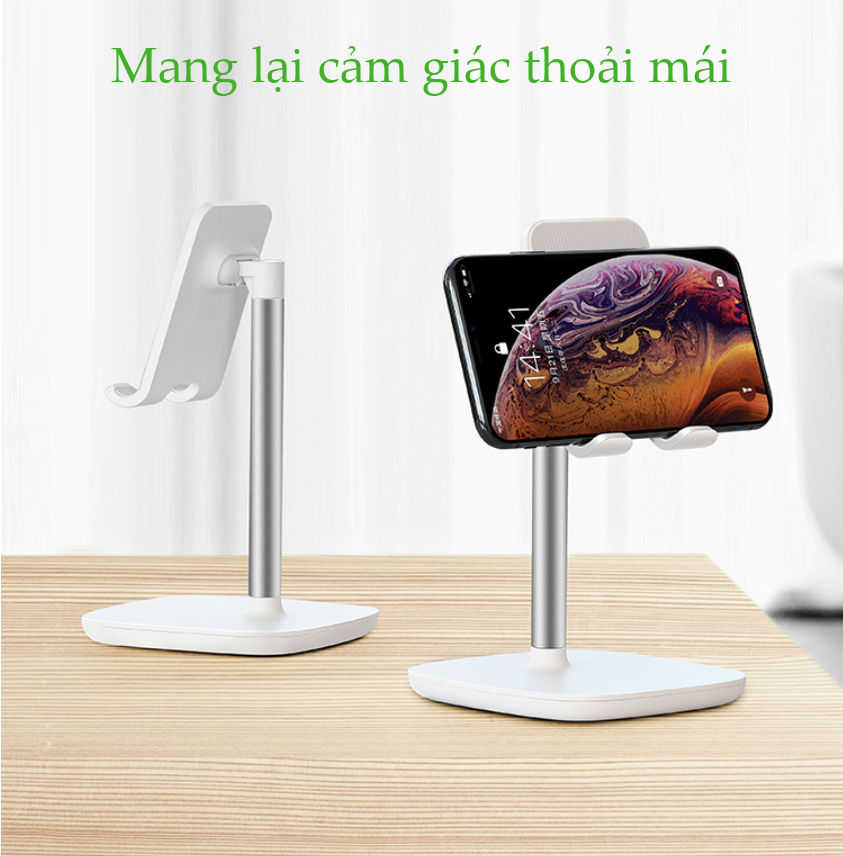 Giá đỡ điện thoại, máy tính bảng UGREEN LP177 60344 màu hồng chất liệu kim loại có thể xoay 45 độ - Hàng nhập khẩu chính hãng