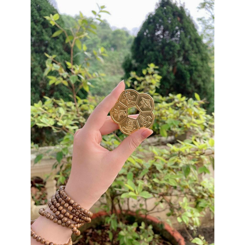 Đồng tiền HOA MAI - Hoa mai kim tiền
