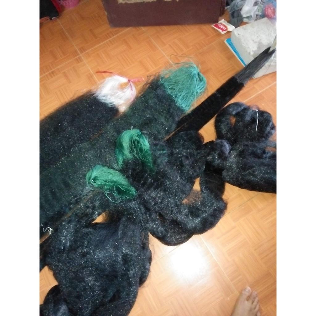 Lưới bẫy chim cò, Lưới được chia thành 5 dây 4 túi, loại 50m shop đã thu túi và chia 3 cọc.