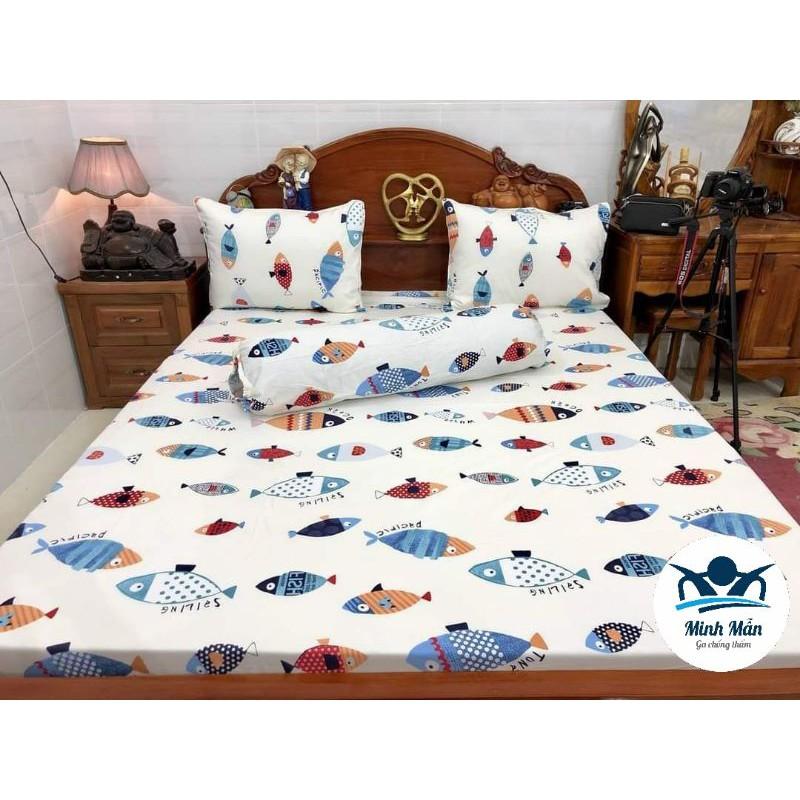 GA CHỐNG THẤM COTTON THUN NANO KHÁNG KHUẨN MINH MẪN LOẠI 1 - GIAO MẪU NGẪU NHIÊN