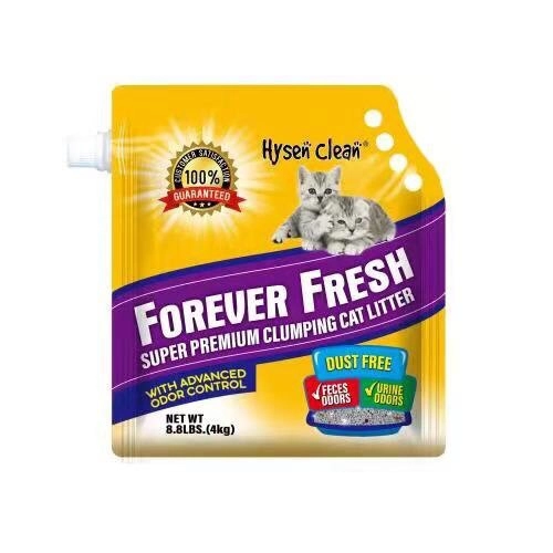 Cát Vệ Sinh 99% Không Bụi Cho Mèo Hysen Clean & Hysen Sodium 4Kg