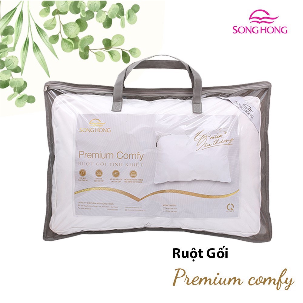 Ruột gối đơn 45x65cm Premium Comfy Sông Hồng- Hàng chính hãng