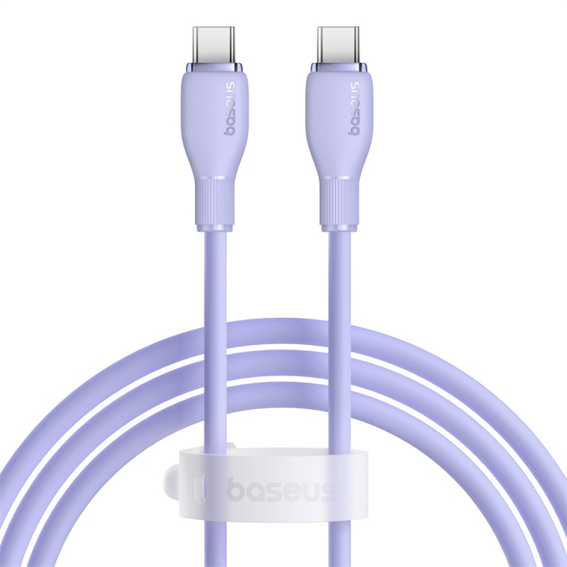 Cáp Sạc Nhanh Baseus Pudding Series Fast Charging Cable Type-C to Type-C 100W (Hàng chính hãng)