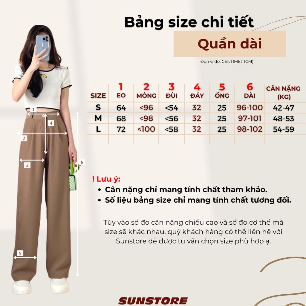 Quần culottes ống rộng suông dài vải chất rũ lưng cạp cao cài nút màu nâu đen be Spant 2 - Cafe sữa, Cafe sữa