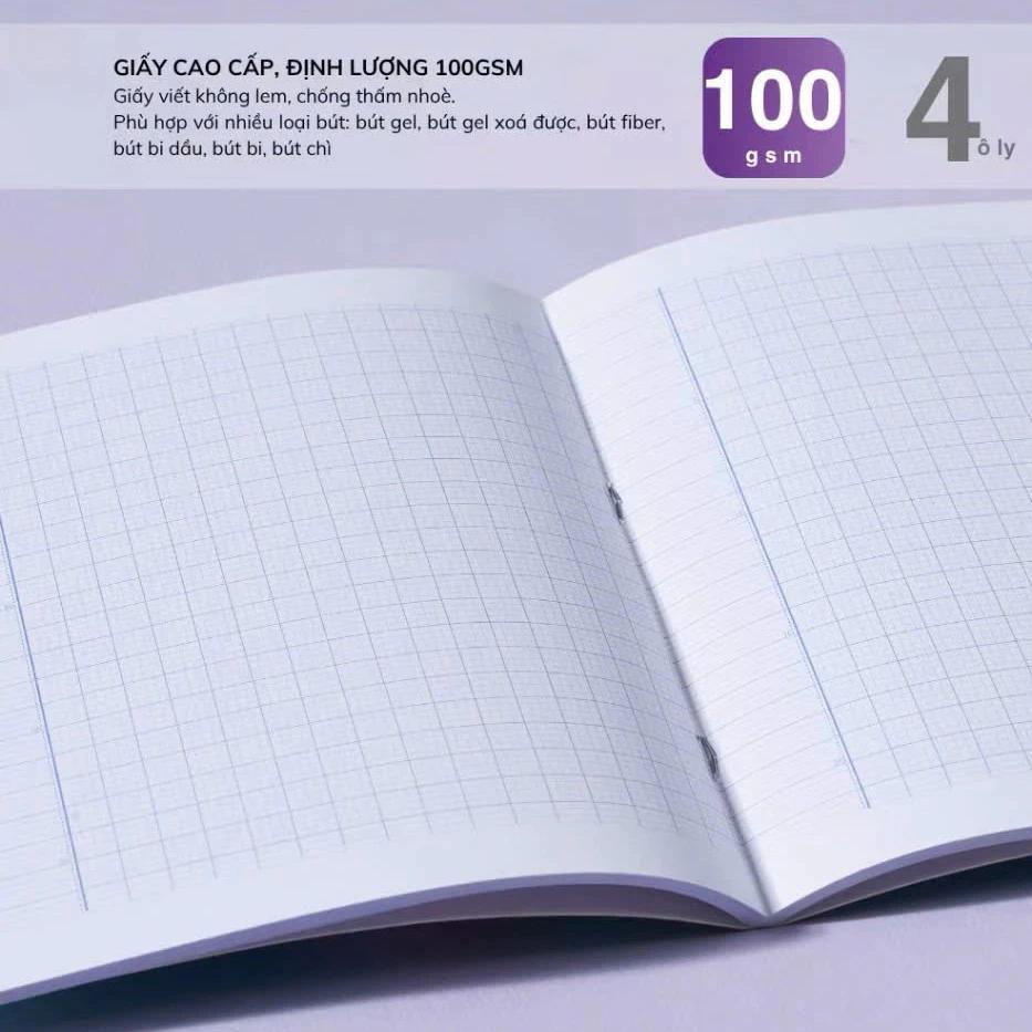 [MUA 5 TẶNG 1] Tập Học Sinh Vở Xinh A5 - 4 Ô Ly - 96 Trang 100gsm - futurebook (Mẫu Bìa Giao Ngẫu Nhiên)