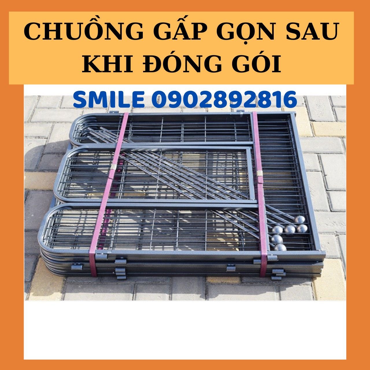 [MẪU HOT] Chuồng Quây Chó Lớn - Nan Ống Cao Cấp - Gồm 6 Tấm Ghép 90&amp;100cm