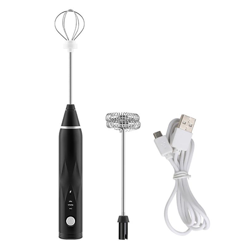 Cà Phê Sữa Frother Cầm Tay, USB Sạc 3 Tốc Độ Điện Bọt Sữa Máy Làm Máy Xay Sinh Tố Trộn Cho Cà Phê, Đánh Trứng