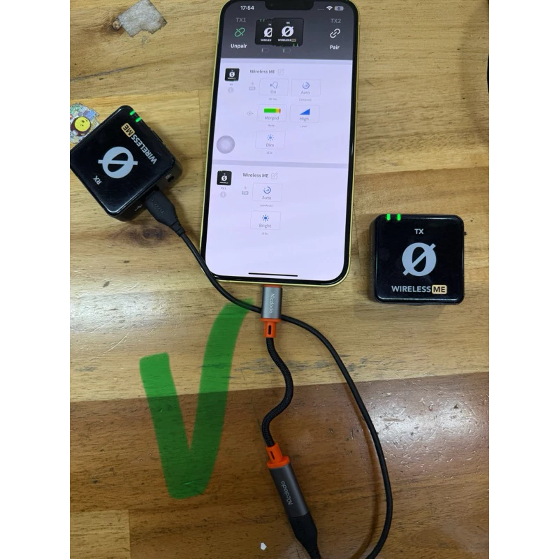 Cáp chuyển đổi âm thanh và cáp sạc (L to C) dùng cho dây sạc, tai nghe Type C và micro thu âm Type C MCdodo CA144 _ hàng chính hãng