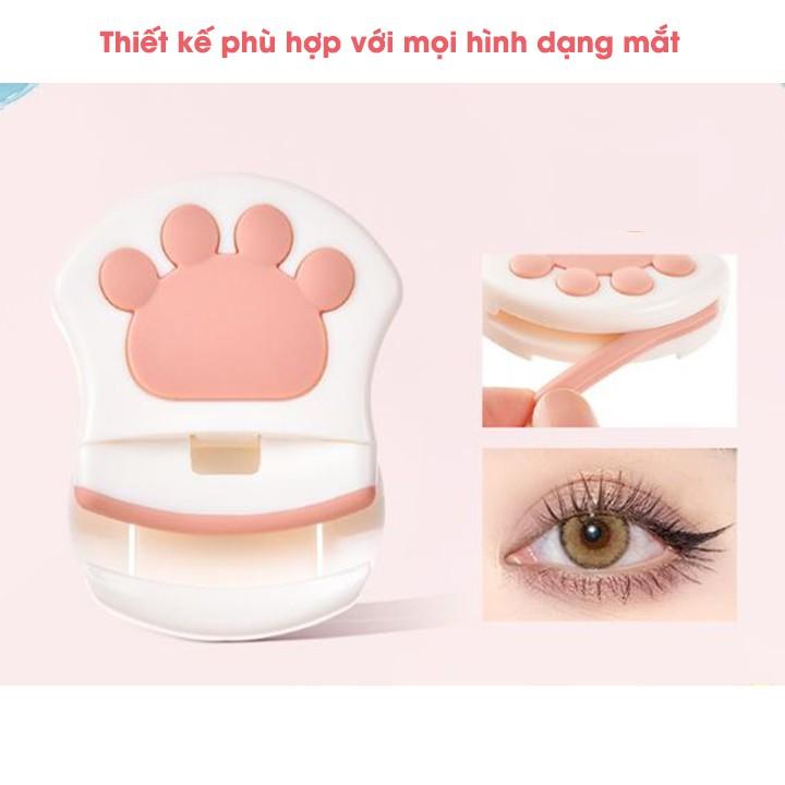 Kẹp uốn cong mi tự nhiên Chioture hình chân mèo dễ thương