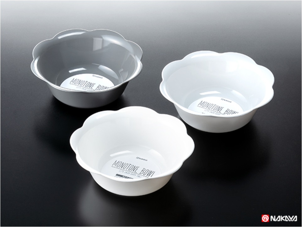 Tô nhựa Nakaya Monotone Plate size Ø205mm (Giao màu ngẫu nhiên) - Hàng nội địa Nhật Bản nhập khẩu chính hãng