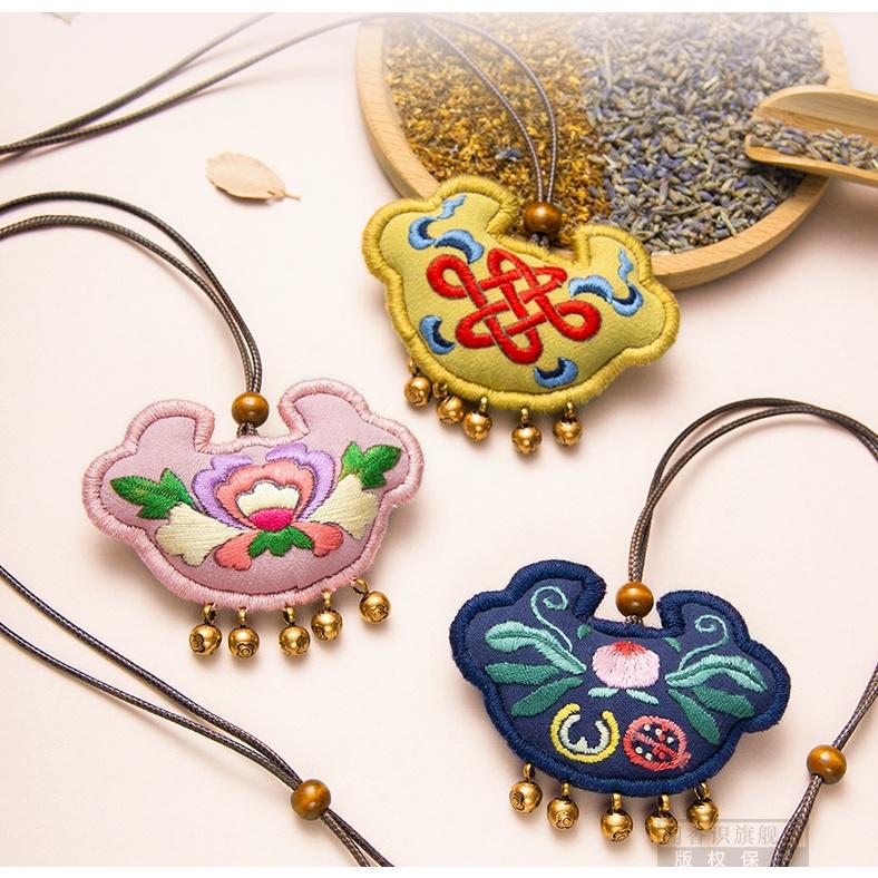 Bộ Kit tự thêu DIY Túi Khánh Omamori May Mắn Sức Khỏe Túi Thơm Độn bông - Handmade Nana Shop