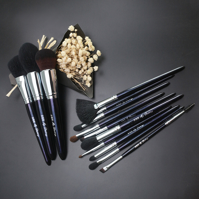 Bộ Cọ Trang Điểm cao cấp 15 cây Mydestiny starry sky 15 pcs Brushes Set Kit Professional