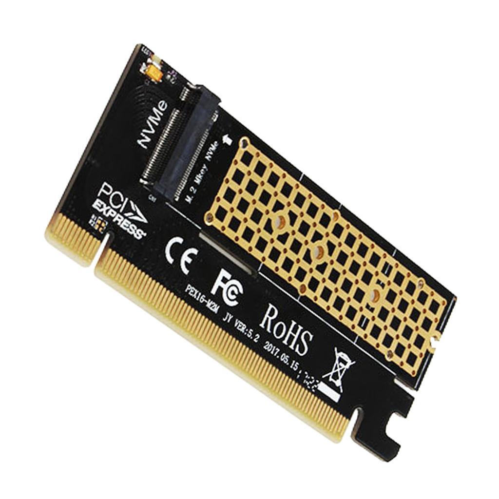 Expansion Card  16X to NVMe M.2 M-Key SSD Adapter Full Speed