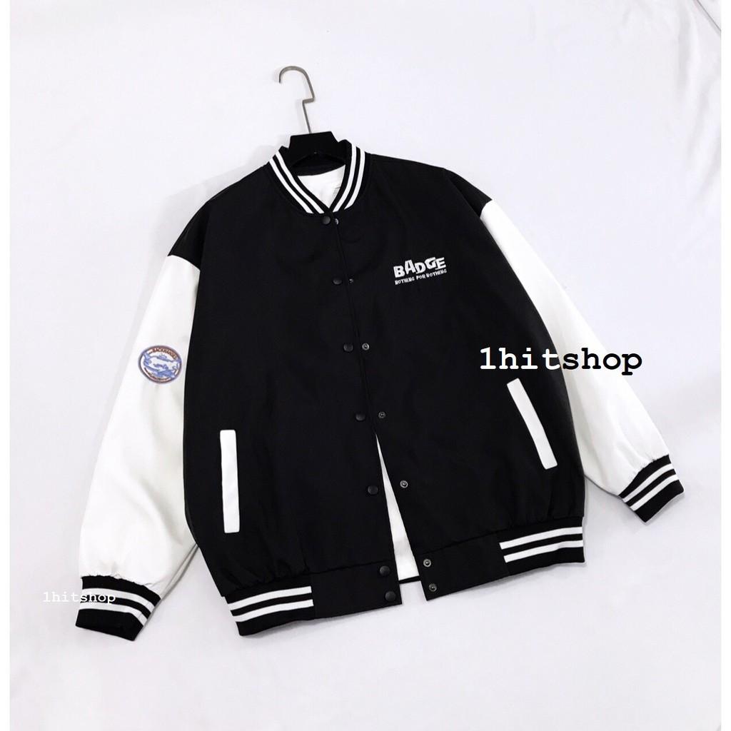 Áo khoác BOMBER BAD.GE Màu Ulzzang Unisex